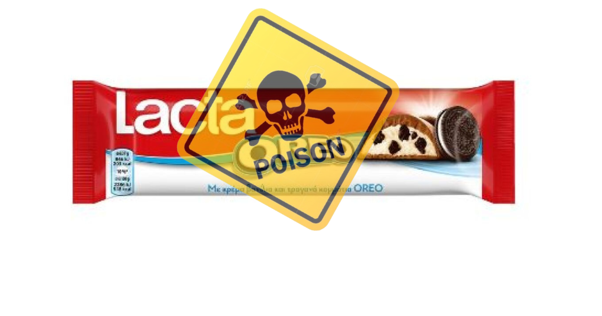 Η ανάκληση της μπάρας σοκολάτας oreo Lacta που προκάλεσε την ανησυχία των καταναλωτών.